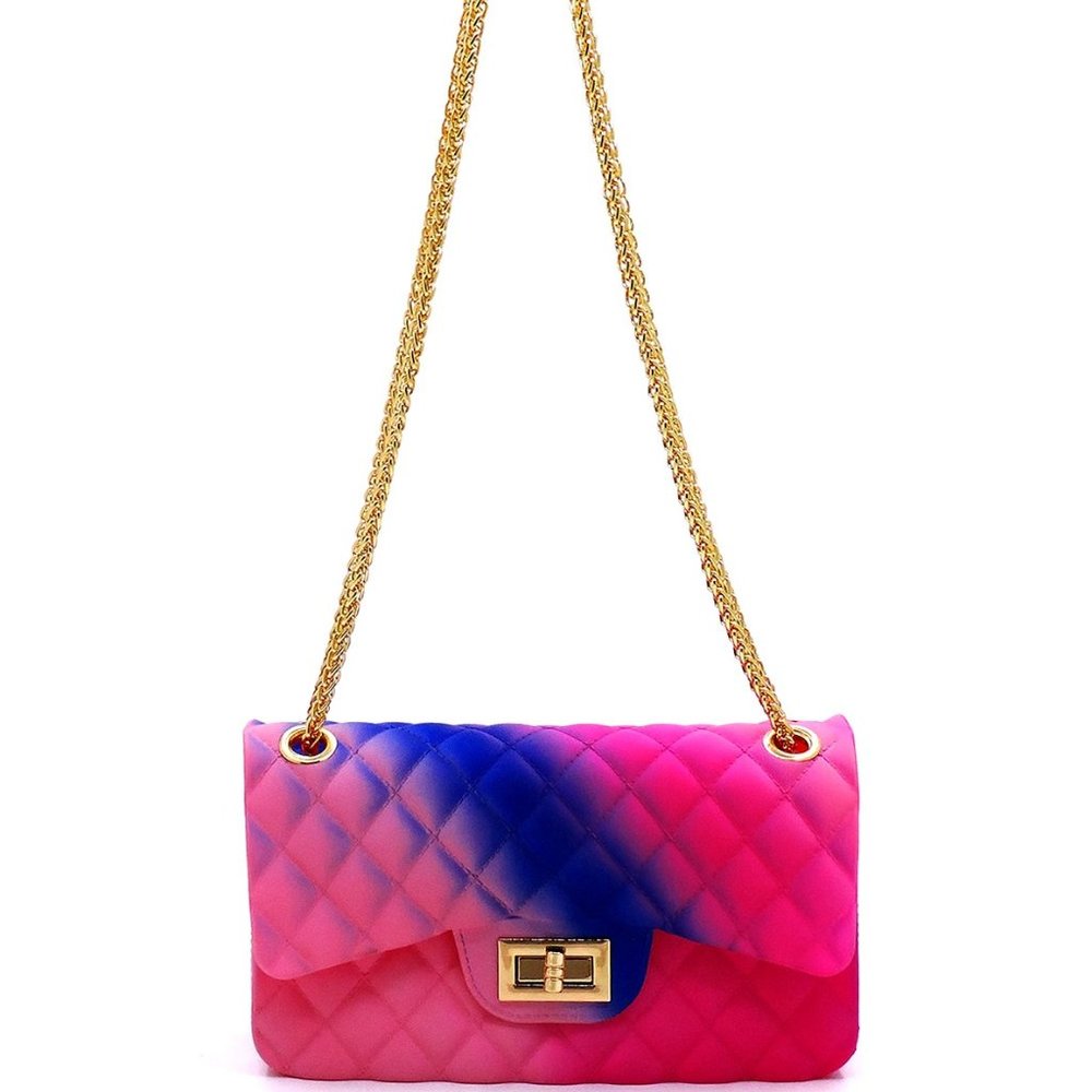 Ladies Beautiful Ombre Jelly Bag, Shoulder Bag